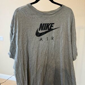 Nike Air Heather Gray Short Sleeve Tee